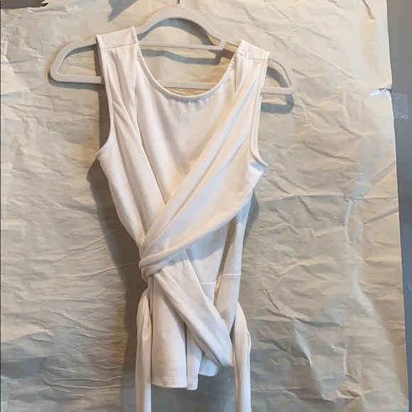 J.Crew wrap around white blouse SM - Picture 6 of 16